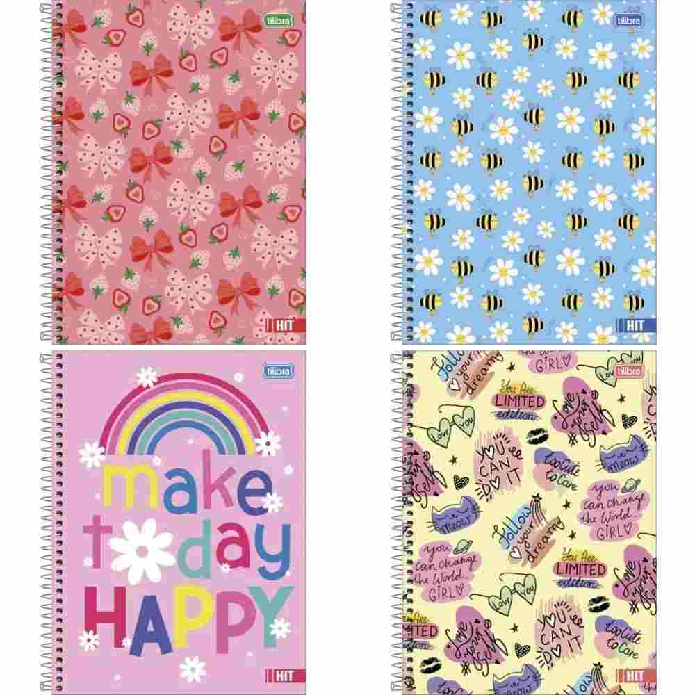 CADERNO C.D. 1X1 HIT FEMININO